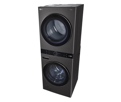 LG, 12 kg + 10 kg, sügavus 66 cm, 1400 p/min, must - Pesumasin + Pesukuivati