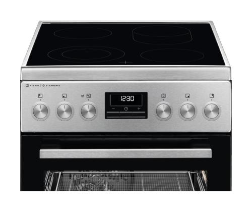 AEG SteamBake, 58 L, laius 50 cm, roostevaba teras - Keraamiline pliit