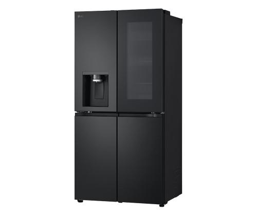 LG, NoFrost, Instaview, 508 L, kõrgus 179 cm, must - SBS-Külmk