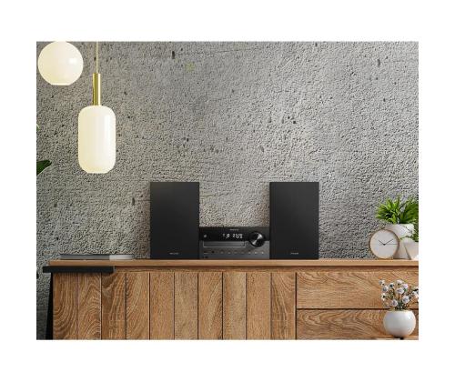 Philips TAM4505M2 Micro Music System, 2.0, must - Muusikakeskus