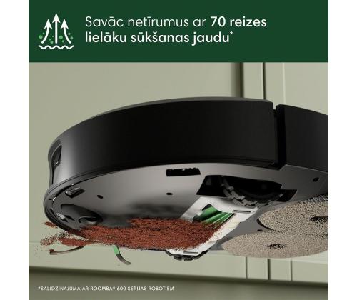 IRobot Roomba® Plus 505 Combo, märg- ja kuivpuhastus, must - Robottolmuimeja