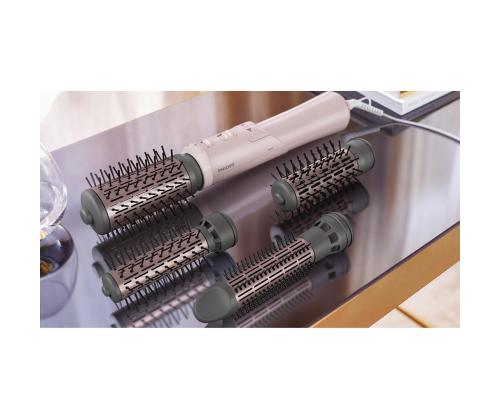 Philips Airstyler 7000 Series, 1000 W, roosa - Pöörlev föön-koolutaja