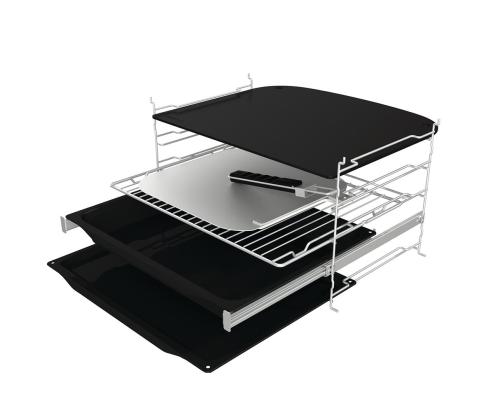 Hisense, 77 L, pürolüütiline puhastus, must - Integreeritav ahi