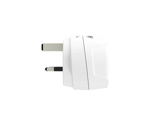 Skross Europe to UK, valge - Reisiadapter