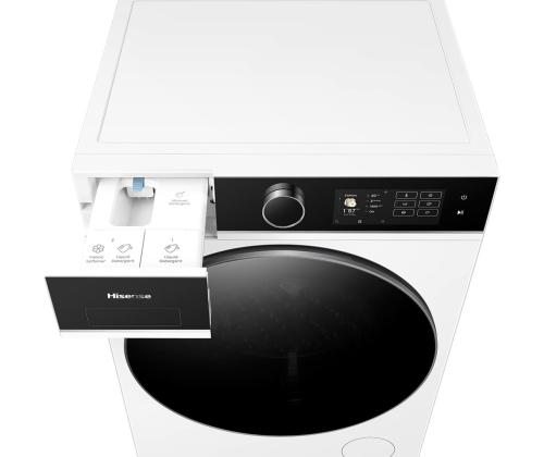Hisense 10.5 kg / 6 kg, sügavus 55 cm, 1400 p/min - Kuivatiga pesumasin