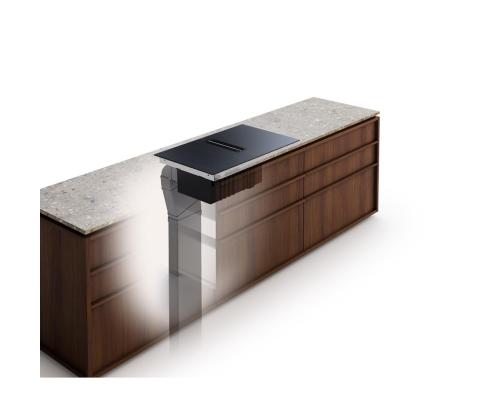 Electrolux 900 XT SensePro, laius 80 cm, must - Integreeritav pliidiplaat õhupuhastiga