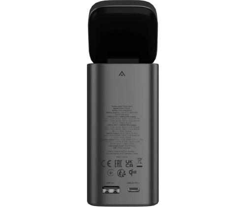 Canyon OnPower 150, 15 000 mAh, USB-A, USB-C, Qi2, tumehall - Akupank