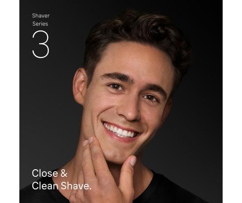 Braun Series 3, must - Pardel