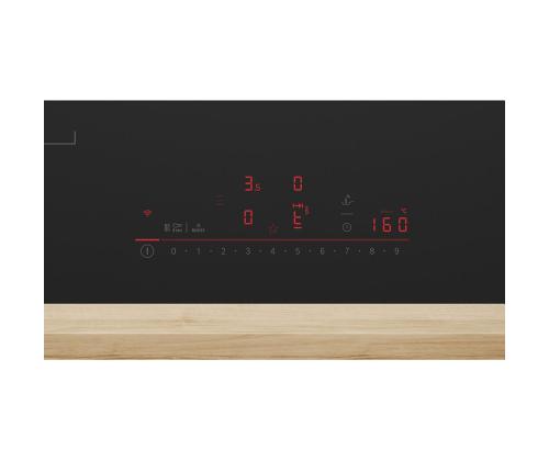 Bosch, Seeria 6, raamita, laius 80.2 cm, must - Integreeritav induktsioonpliidiplaat