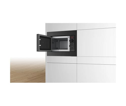 Bosch Seeria 2, 20 L, 800 W, must - Integreeritav mikrolaineahi