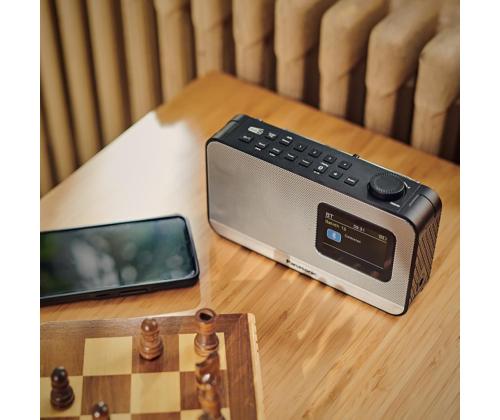 Panasonic RF-D15, FM, DAB+, Bluetooth, must - Raadio