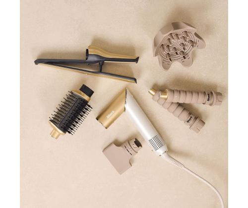 Shark Glam, curly & coily, kuldne - Juuste kujundamise seade