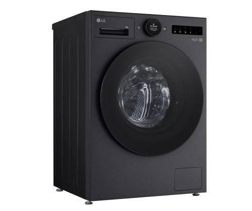 LG, 9 kg, sügavus 47.5 cm, 1200 p/min, must - Eestlaetav pesumasin