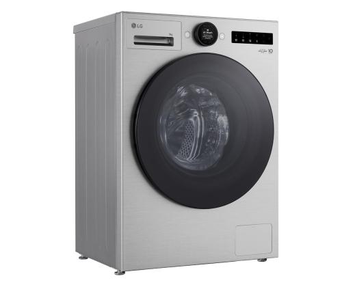 LG, 9 kg, sügavus 47.5 cm, 1200 p/min, hõbedane - Eestlaetav pesumasin