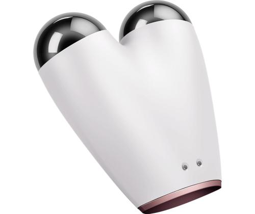 Geske SmartAppGuided, 6-ühes, valge/roosa - Mikrovooluga näo tõstmise seade