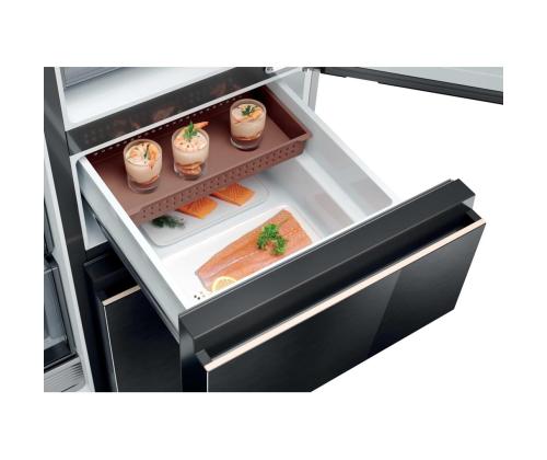 Haier S+ 4D 7, No Frost, 601 L, kõrgus 190 cm, must - SBS-külmik