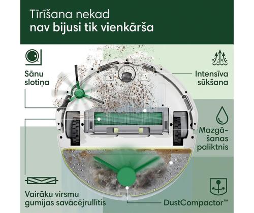 IRobot Roomba 205 DustCompactor Combo, märg- ja kuivpuhastus, valge - Robottolmuimeja