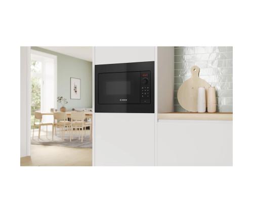 Bosch Seeria 2, 20 L, 800 W, must - Integreeritav mikrolaineahi