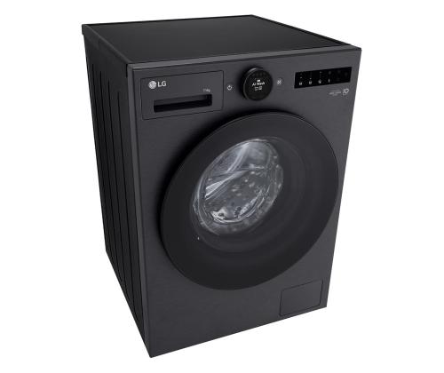 LG TurboWash 360˚, 11 kg, sügavus 55 cm, 1400 p/min, mattmust - Eestlaetav pesumasin