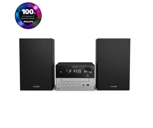 Philips TAM3205, 2.0, must/hõbe - Muusikakeskus