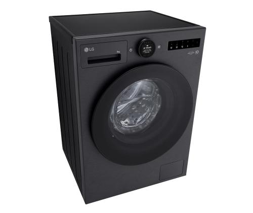 LG, 9 kg, sügavus 47.5 cm, 1200 p/min, must - Eestlaetav pesumasin