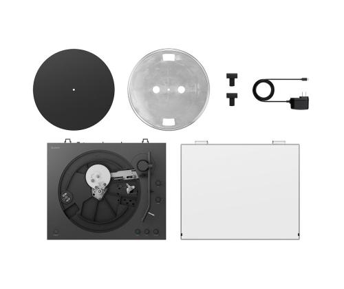 Sony LX3BT, must - Vinüülplaadimängija