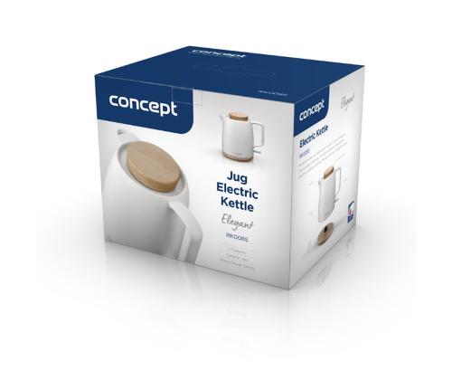 Concept, 1200 W, 1 L, valge - Veekeetja