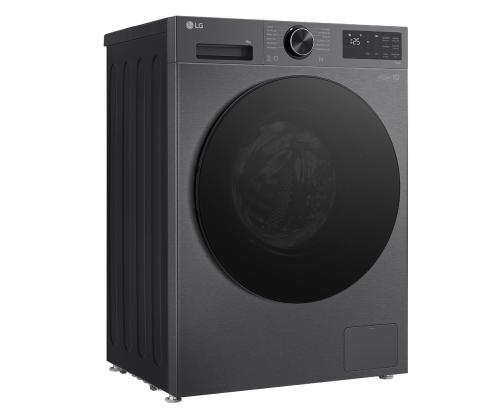 LG, 9 kg, sügavus 47.5 cm, 1200 p/min, mattmust - Eestlaetav pesumasin