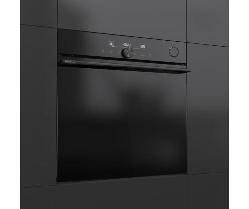Hisense, 77 L, pürolüütiline puhastus, must - Integreeritav ahi