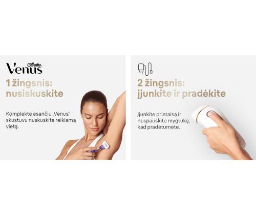 Braun Silk-expert Pro 5, valge/kuldne - IPL Fotoepilaator