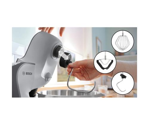 Bosch MUM5, Seeria 4, 1000 W, hõbedane - Köögikombain