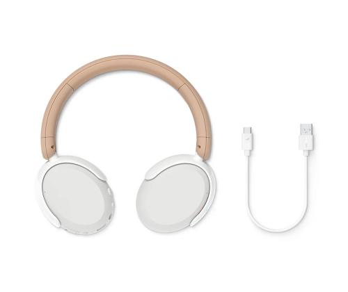 Philips TAK5500, active noise-cancelling, valge - Juhtmevabad laste kõrvaklapid