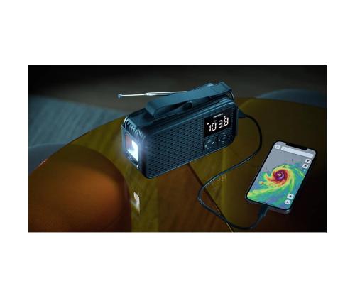 Philips Emergency radio TAR3500, must - Kaasaskantav raadio