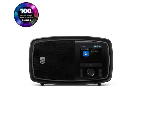 Philips Century, must - Kaasaskantav raadio