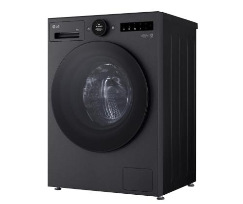 LG, 9 kg, sügavus 47.5 cm, 1200 p/min, must - Eestlaetav pesumasin