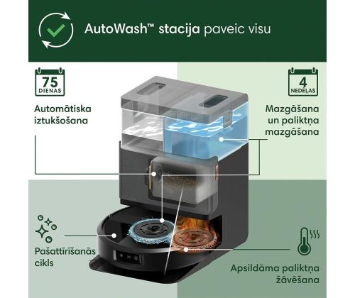 IRobot Roomba® Plus 505 Combo, märg- ja kuivpuhastus, must - Robottolmuimeja