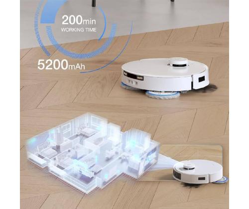 Ecovacs Deebot T30C PRO GEN 2, märg- ja kuivpuhastus, valge - Robottolmuimeja