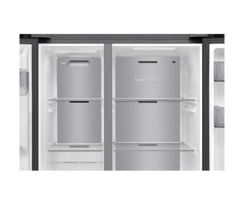 Samsung Bespoke AI, NoFrost, 640 L, kõrgus 179 cm, must - SBS-külmik