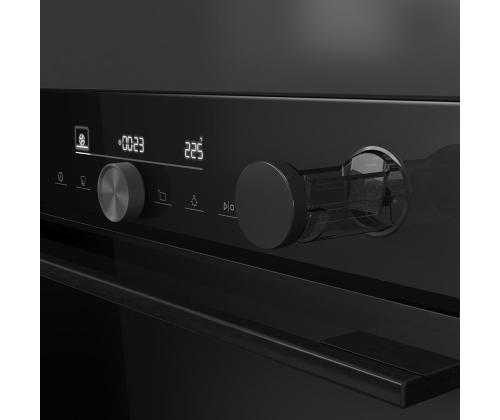 Hisense, 77 L, pürolüütiline puhastus, must - Integreeritav ahi