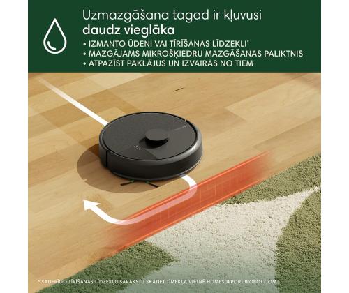 IRobot Roomba® 105 Combo+, märg- ja kuivpuhastus, must - Robottolmuimeja