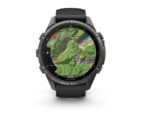 Garmin Fenix 9 Pro, 43 mm, inReach, must titaan, must / hall - Spordikell