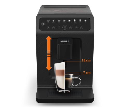 Krups Evidence Eco-Design, must - Automaatne espressomasin