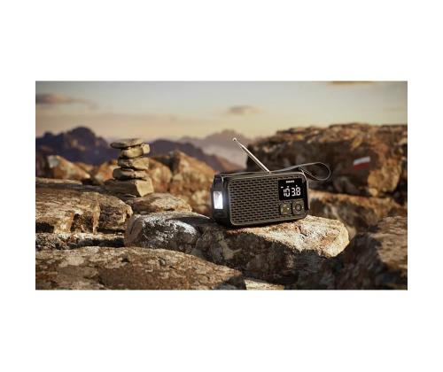 Philips Emergency radio TAR3500, must - Kaasaskantav raadio