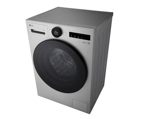 LG, 9 kg, sügavus 47.5 cm, 1200 p/min, hõbedane - Eestlaetav pesumasin