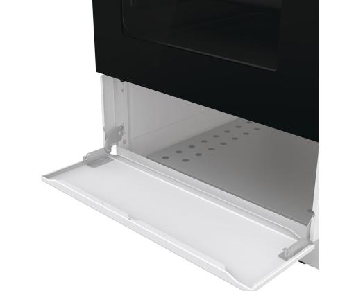 Gorenje, 62 L, laius 50 cm, valge - Gaasipliit elektriahjuga