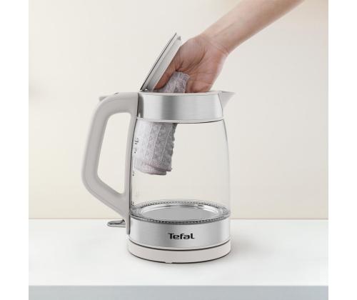Tefal, 1.7 L, hall - Klaasist veekeetja