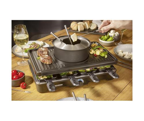 Severin, 1400 W, must - Raclette grill ja Fondüü