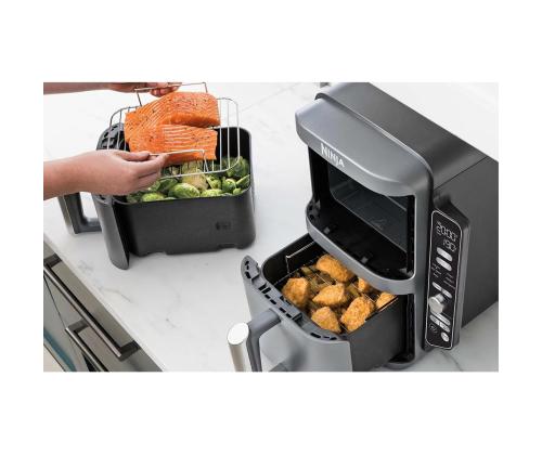 Ninja Double Stack XL 9.5L, 2470 W, hall - Kuumaõhufritüür