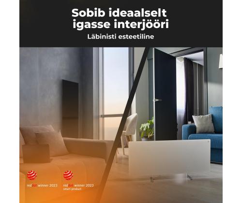 Aeno, 700+ W, valge - Premium Eco Smart kütteseade