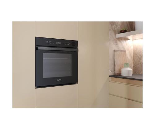 Whirlpool, 73 L, pürolüütiline puhastus, must - Integreeritav ahi